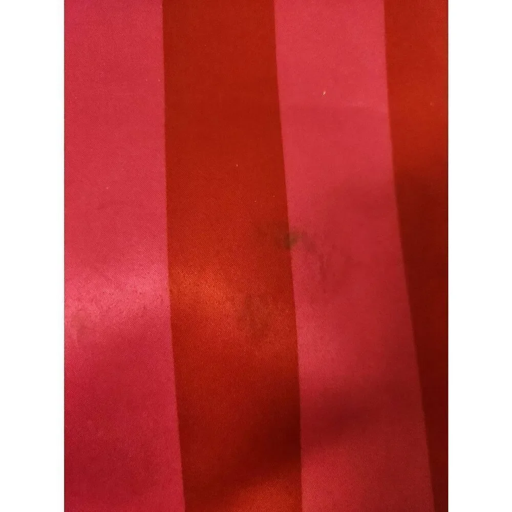 Victoria Secret Rhinestones Pink Red Vertical Stripe Large Tote Bag Weekender